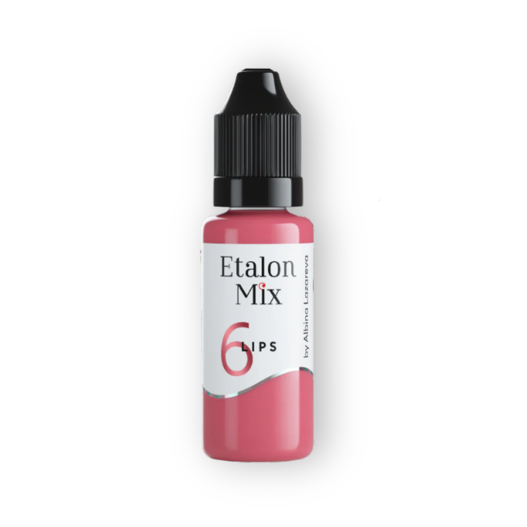 Pigmenti Micropigmentare - Pigment pentru machiaj permanent №6 Dusty Rose - Etalon Mix