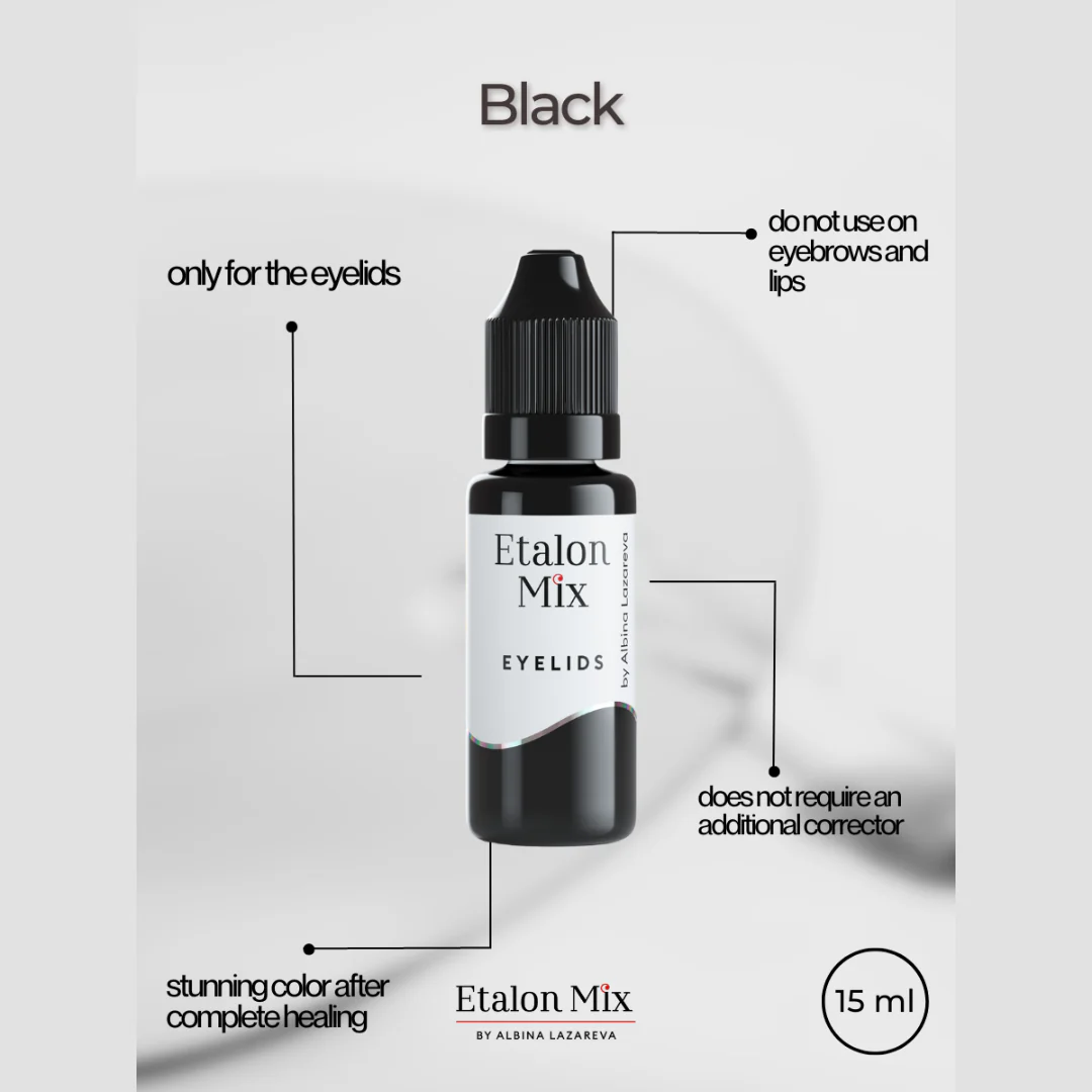 Etalon Mix Eyelids Black – Pigment Negru Intens pentru Eyeliner [1]