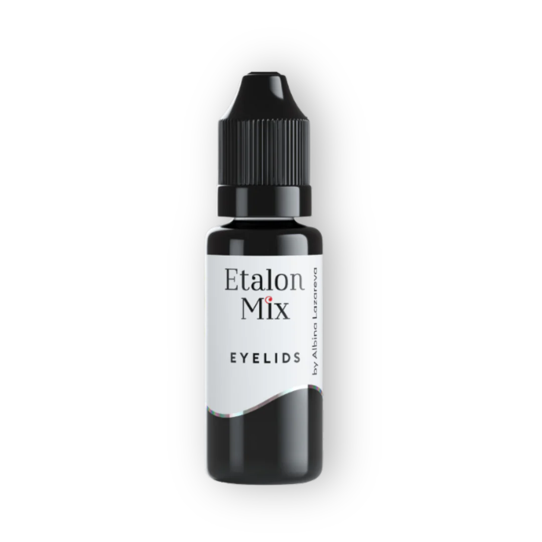 Pigmenti Micropigmentare - Etalon Mix Eyelids Black – Pigment Negru Intens pentru Eyeliner