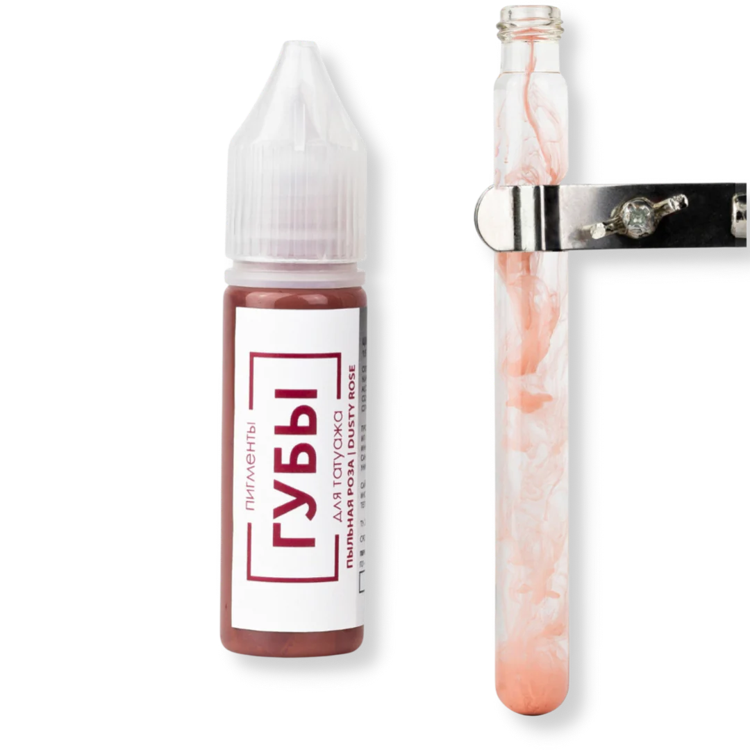Pigment sprancene BROVI - Pigment pentru tatuajul buzelor Pigment ”Dusty Rose” - BROVI
