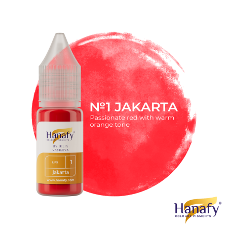 HANAFY - Pigment Micropigmentare Buze Hanafy №1 Jakarta - Passion Palette