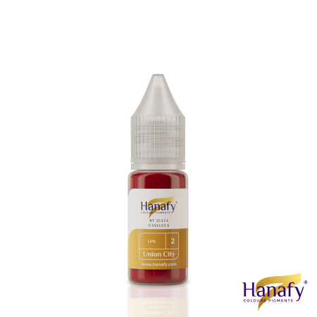 Pigment Micropigmentare Buze Hanafy N2 Union City Passion Palette by Julia Vasileva nuanță roz-nude hibridă [1]