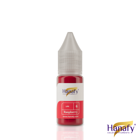 Pigment Micropigmentare Buze Hanafy N6 Raspberry nuanță roz zmeură rece [1]
