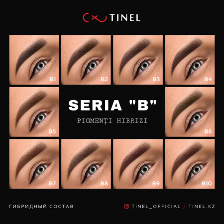 Pigment micropigmentare sprâncene “B4 Brunette” Tinel [1]