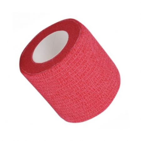 Accesorii - Rolă bandaj autoadeziv rosie, 1 buc