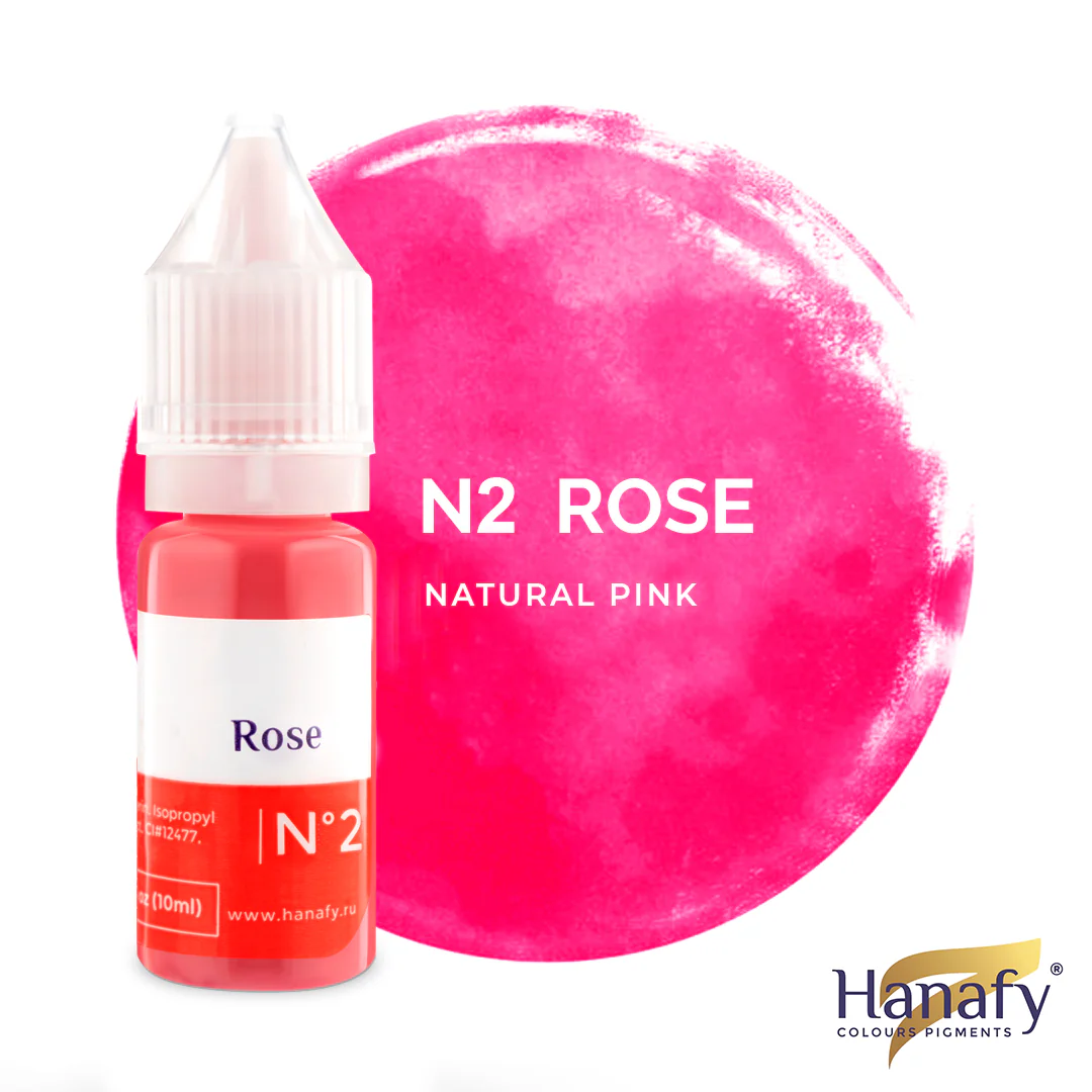 Pigmenti Micropigmentare - Pigment micropigmentare pentru tatuajul buzelor Rose Nº 2 - HANAFY
