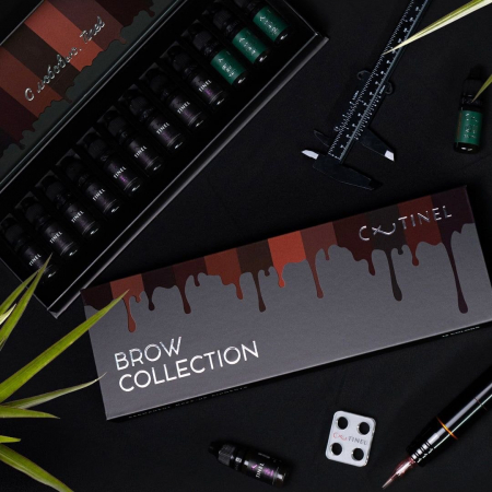 Set 12 pigmenți sprâncene ”Brow Collection” Tinel [1]