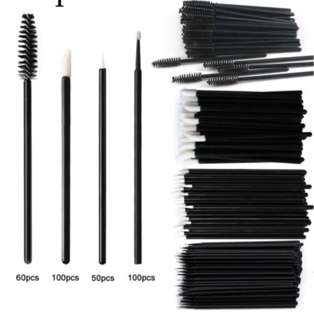 Set de 310 bucăți de aplicatoare de unică folosință, negru [1]