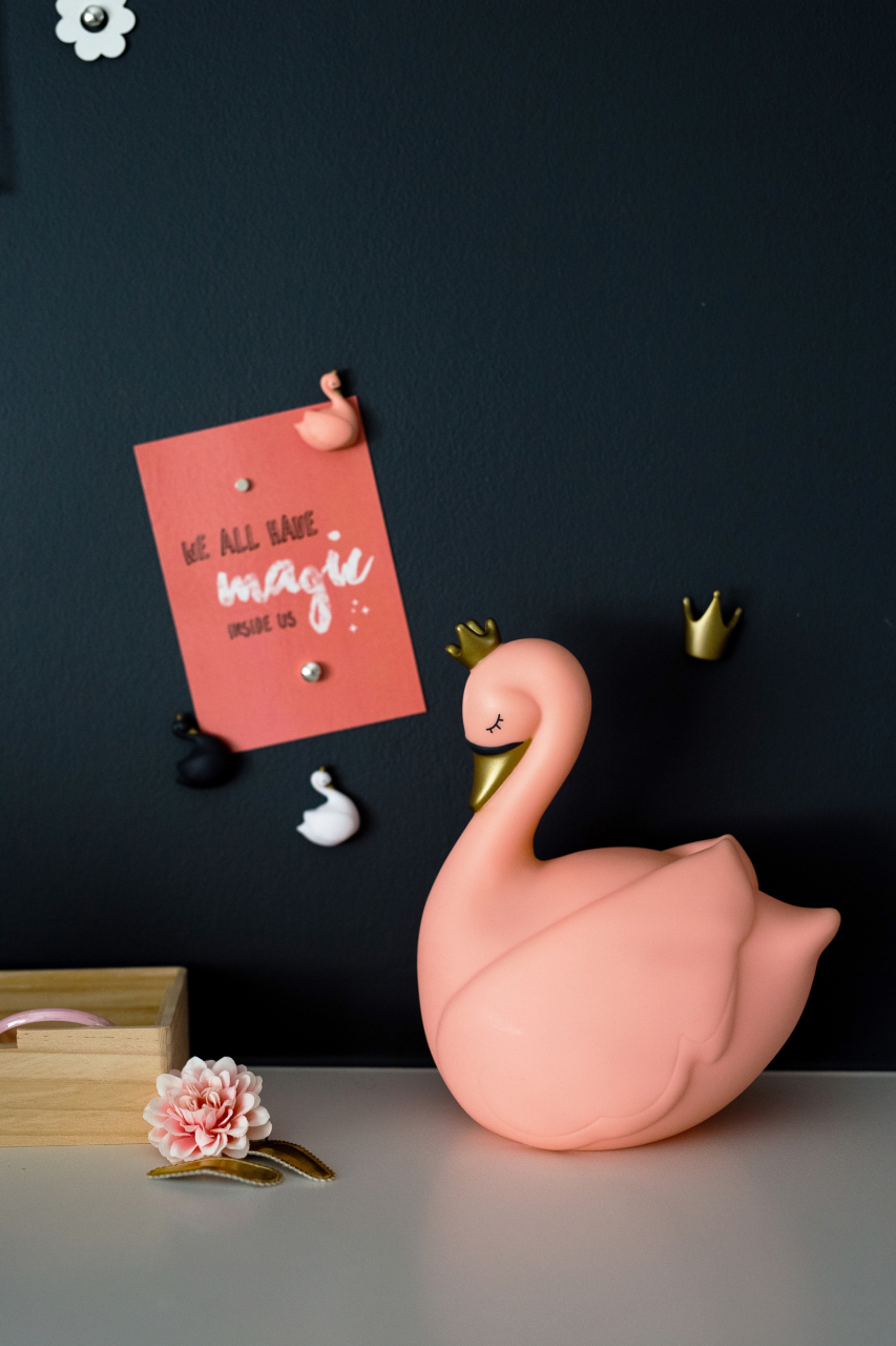 Lampă de veghe bebeluși și copii lebădă Dame Blanche Peach – Atelier Pierre Junior [3]