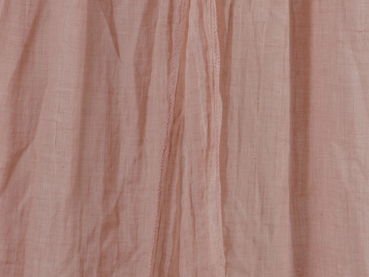 Baldachin pentru pătuț bebeluși roz vintage 245 cm Pale Pink Jollein [2]