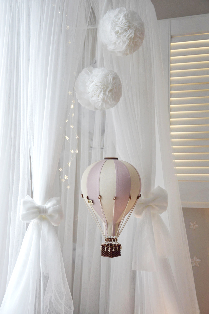 Balon decorativ cu aer cald Cream/Lilac 28 cm – Superballoon [5]