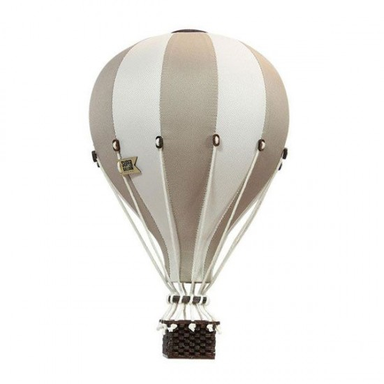 Balon decorativ cu aer cald bej auriu 33 cm [1]