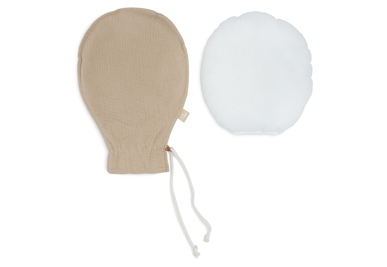 Balon decorativ textil din muselina Oeko - Tex bej Biscuit Jollein [9]