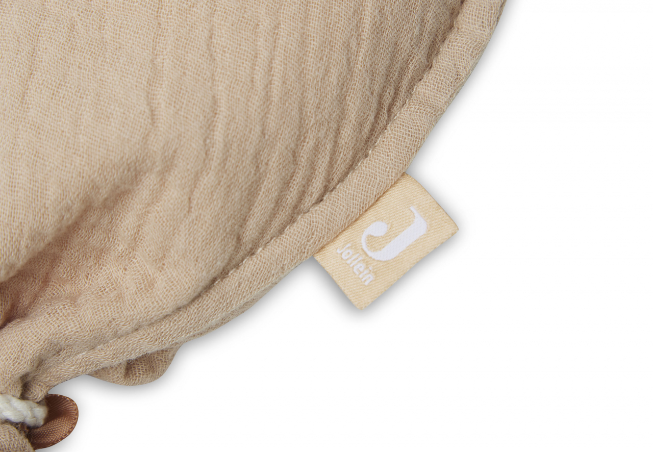 Balon decorativ textil din muselina Oeko - Tex bej Biscuit Jollein [6]