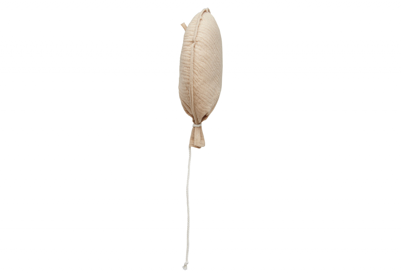 Balon decorativ textil din muselina Oeko - Tex bej Biscuit Jollein [8]