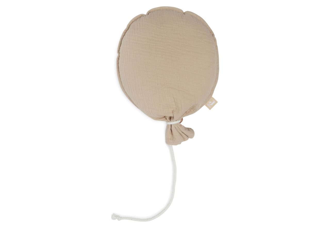 Balon decorativ textil din muselina Oeko - Tex bej Biscuit Jollein [1]
