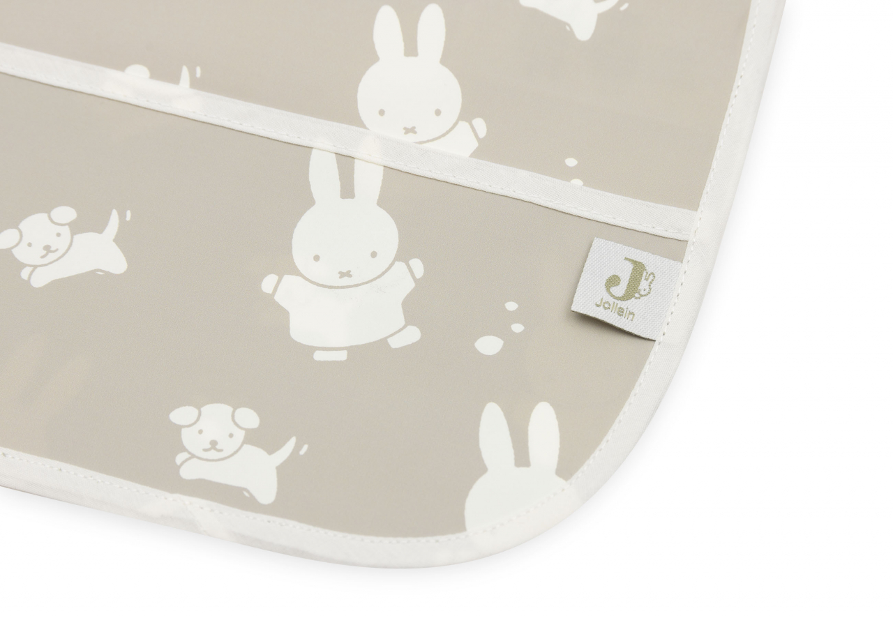 Bavetă impermeabilă cu mâneci Miffy & Snuffy olive – Jollein [4]