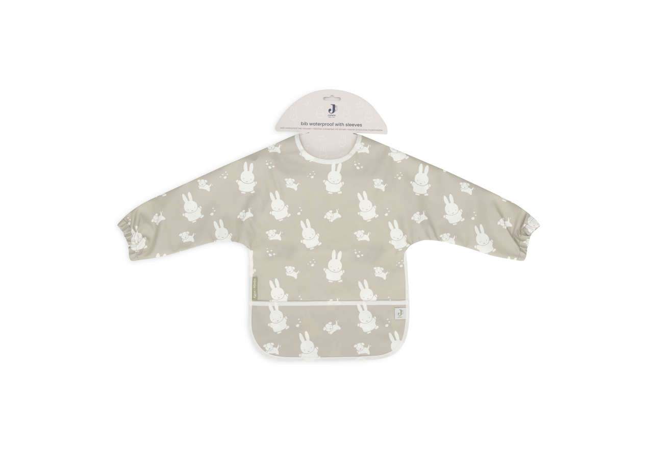 Bavetă impermeabilă cu mâneci Miffy & Snuffy olive – Jollein [2]
