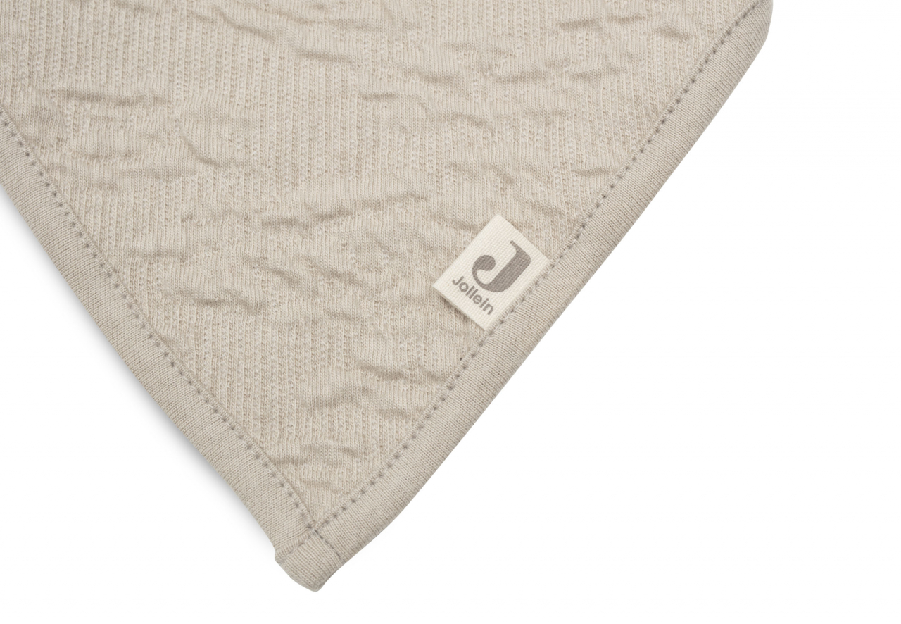 Bavete bebelusi bandana set 2 buc Soft Waves Nougat Jollein [3]
