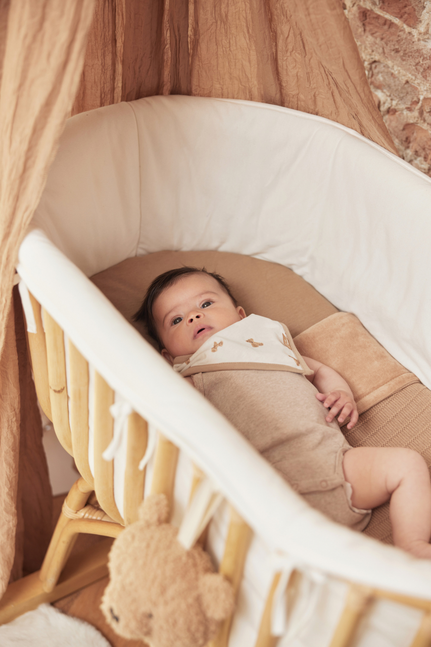 Bavete din bumbac organic, set de 2 bucati, Teddy Bear - Jollein [6]