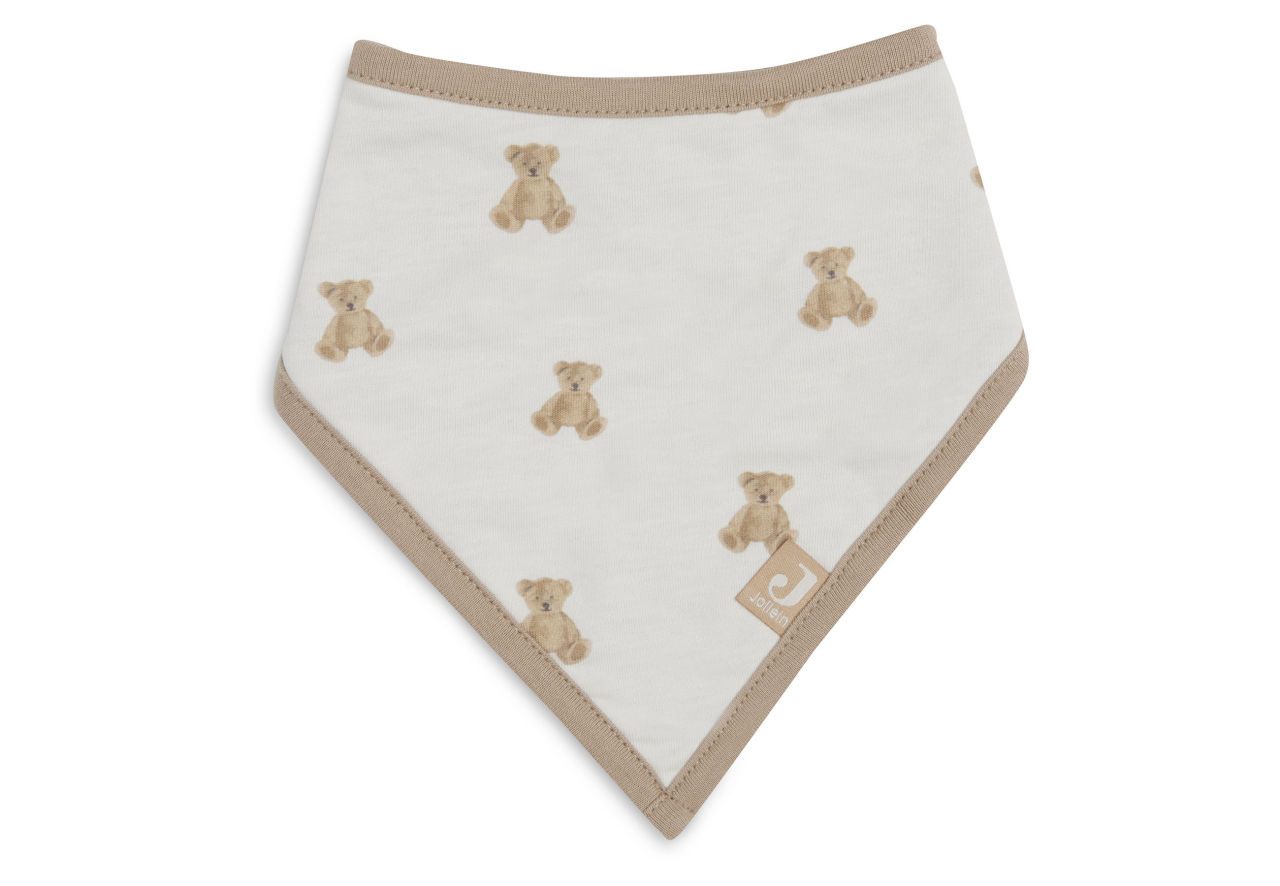 Bavete din bumbac organic, set de 2 bucati, Teddy Bear - Jollein [2]