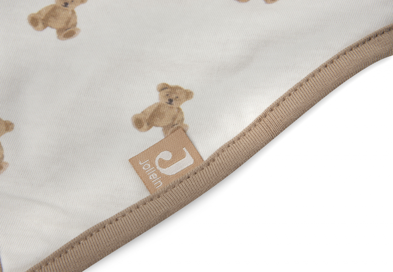 Bavete din bumbac organic, set de 2 bucati, Teddy Bear - Jollein [3]