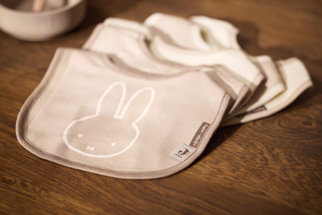 Bavete bebeluși impermeabile set 5 bucati Miffy and Friends Jollein [9]