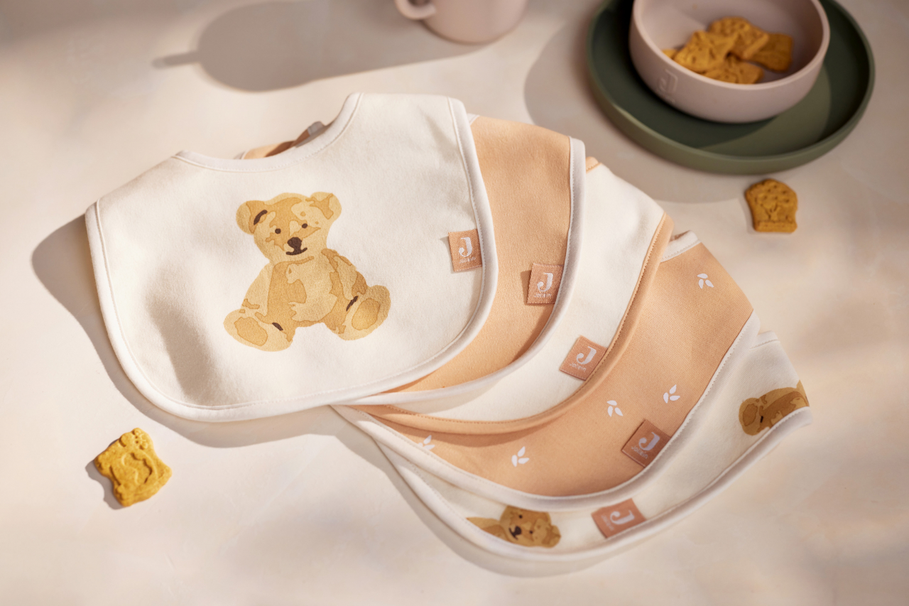 Bavete impermeabile set 5 bucati, Teddy Bear - Harvest  Jollein [11]