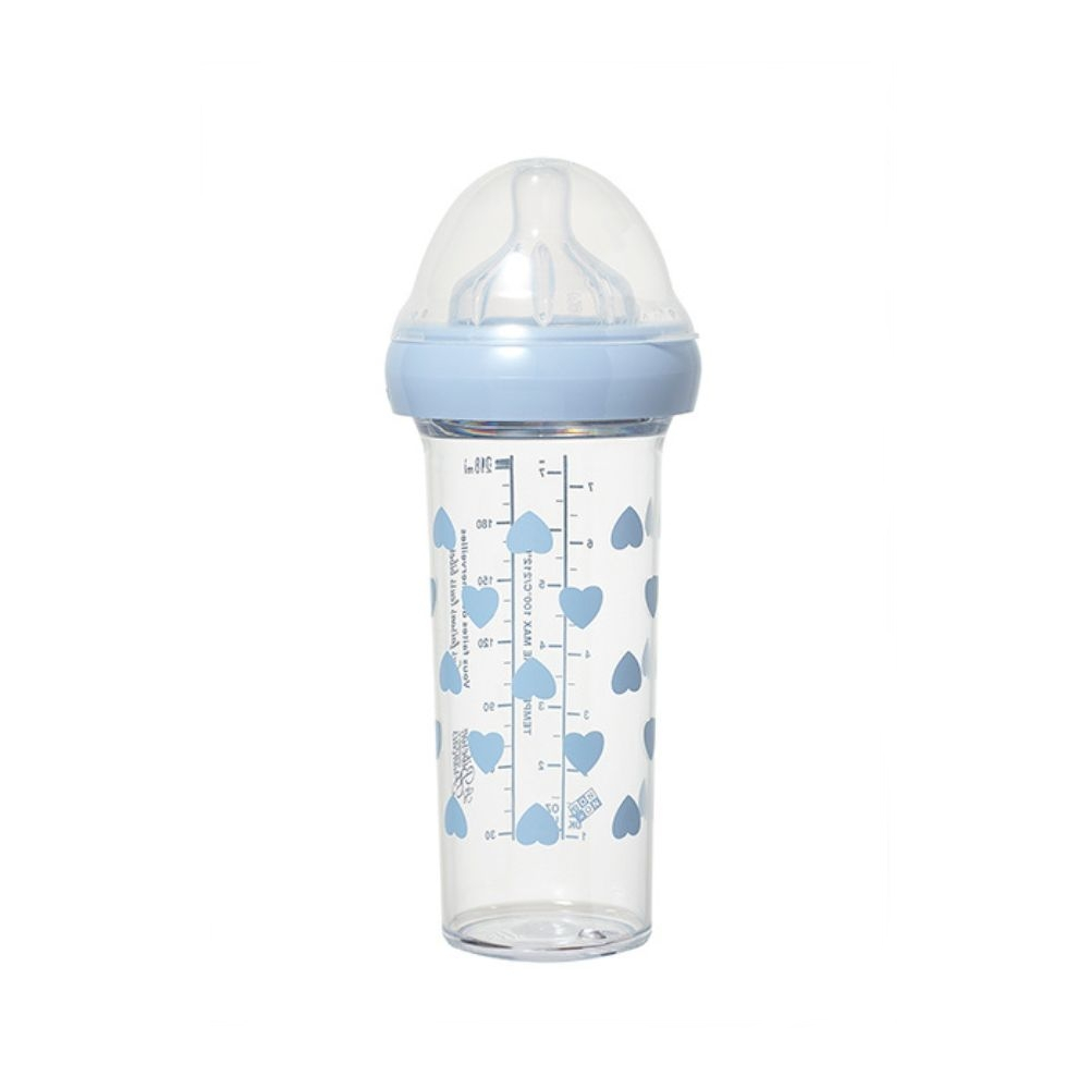 Biberon anti-colici, anti-reflux Inimi Bleu 210 ml – Tetină 0+ cu sistem anti-colaps Le Biberon Français [1]