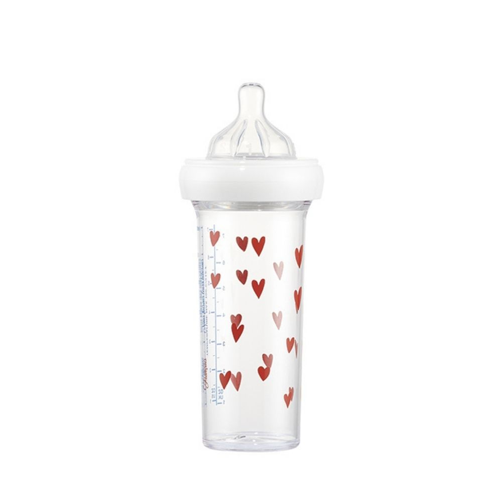 Biberon anti-colici, anti-reflux Le Biberon Français Hearts 210 ml – Tetină 0 luni+ [5]