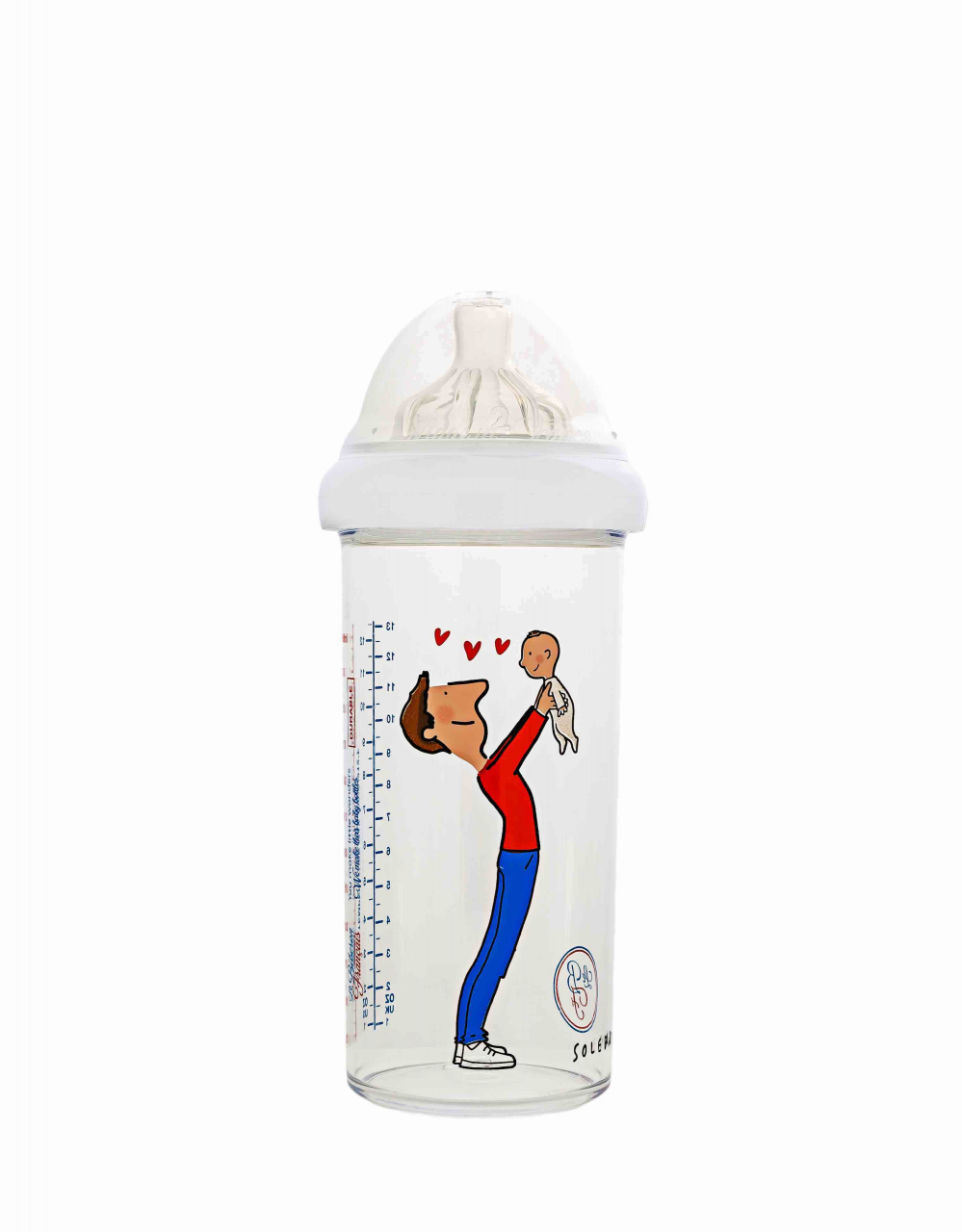 Biberon anti-colici, anti-reflux 360 ml Tetină 6 luni+ Papa si Bebe Le Biberon Francais [1]