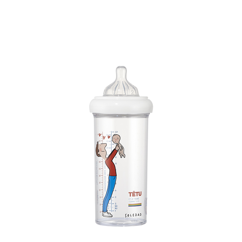 Biberon anti-colici, anti-reflux 360 ml Tetină 6 luni+ Papa si Bebe Le Biberon Francais [6]