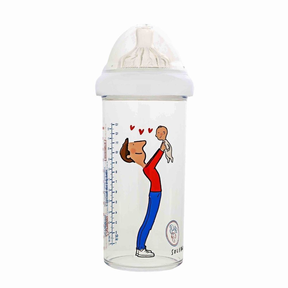Biberon anti-colici, anti-reflux 360 ml Tetină 6 luni+ Papa si Bebe Le Biberon Francais [2]