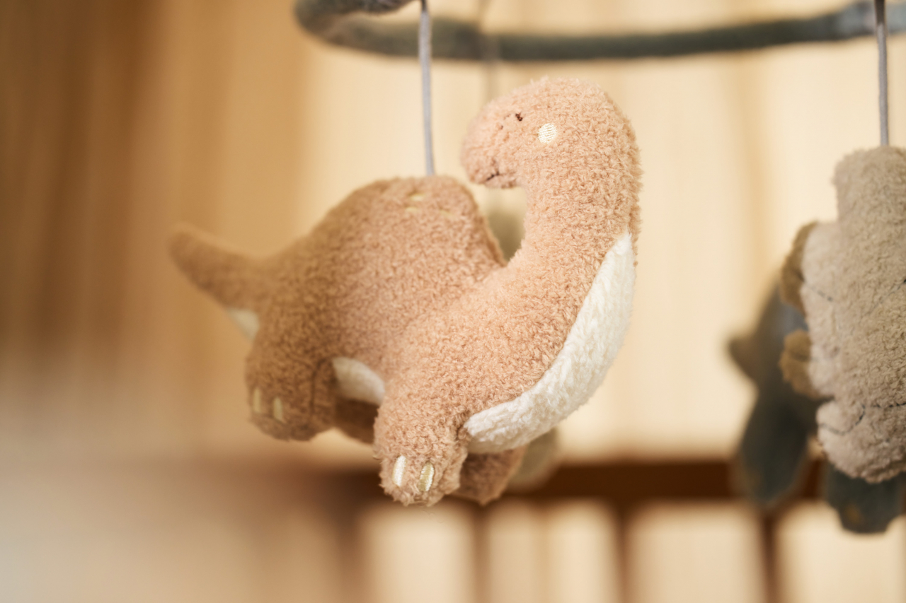 Carusel decorativ pentru pătuț bebeluși cu dinozauri Roarsome Jollein [4]
