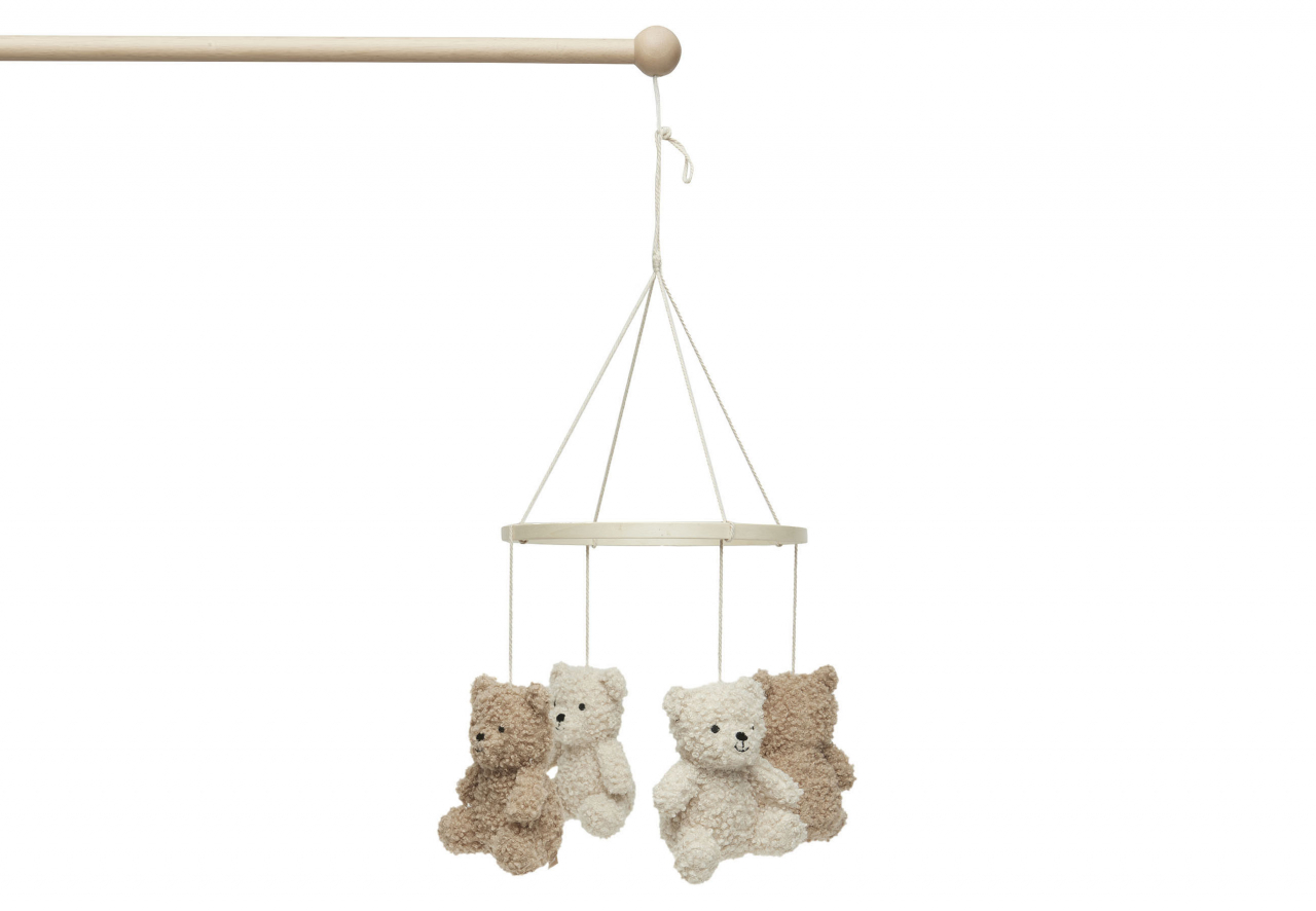 Carusel decorativ pentru pătuț bebeluși cu ursuleți Teddy Bear Jollein [2]