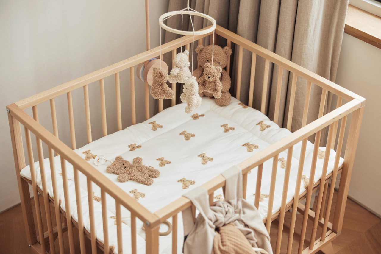 Carusel decorativ pentru pătuț bebeluși cu ursuleți Teddy Bear Jollein [11]