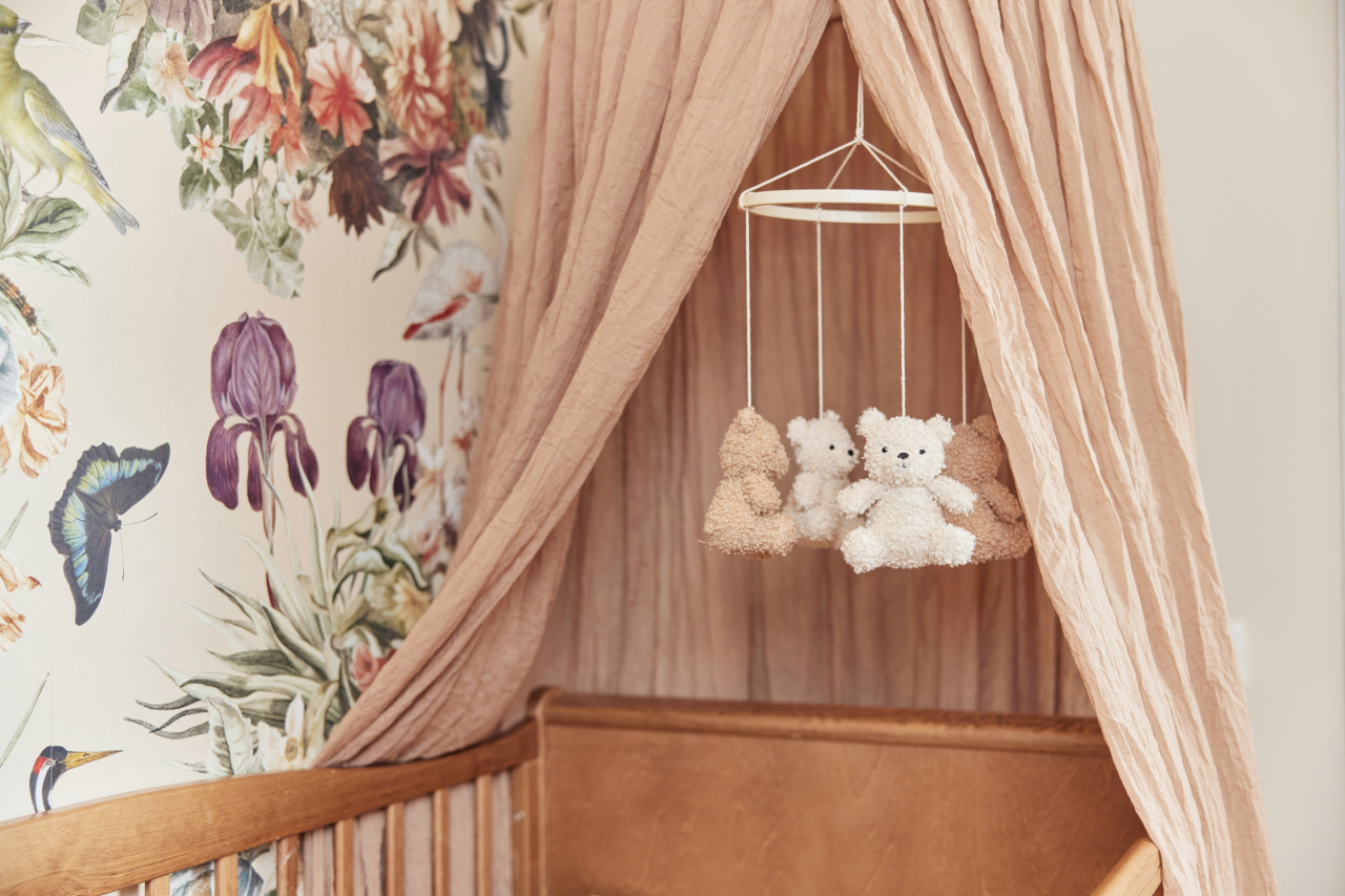 Carusel decorativ pentru pătuț bebeluși cu ursuleți Teddy Bear Jollein [7]
