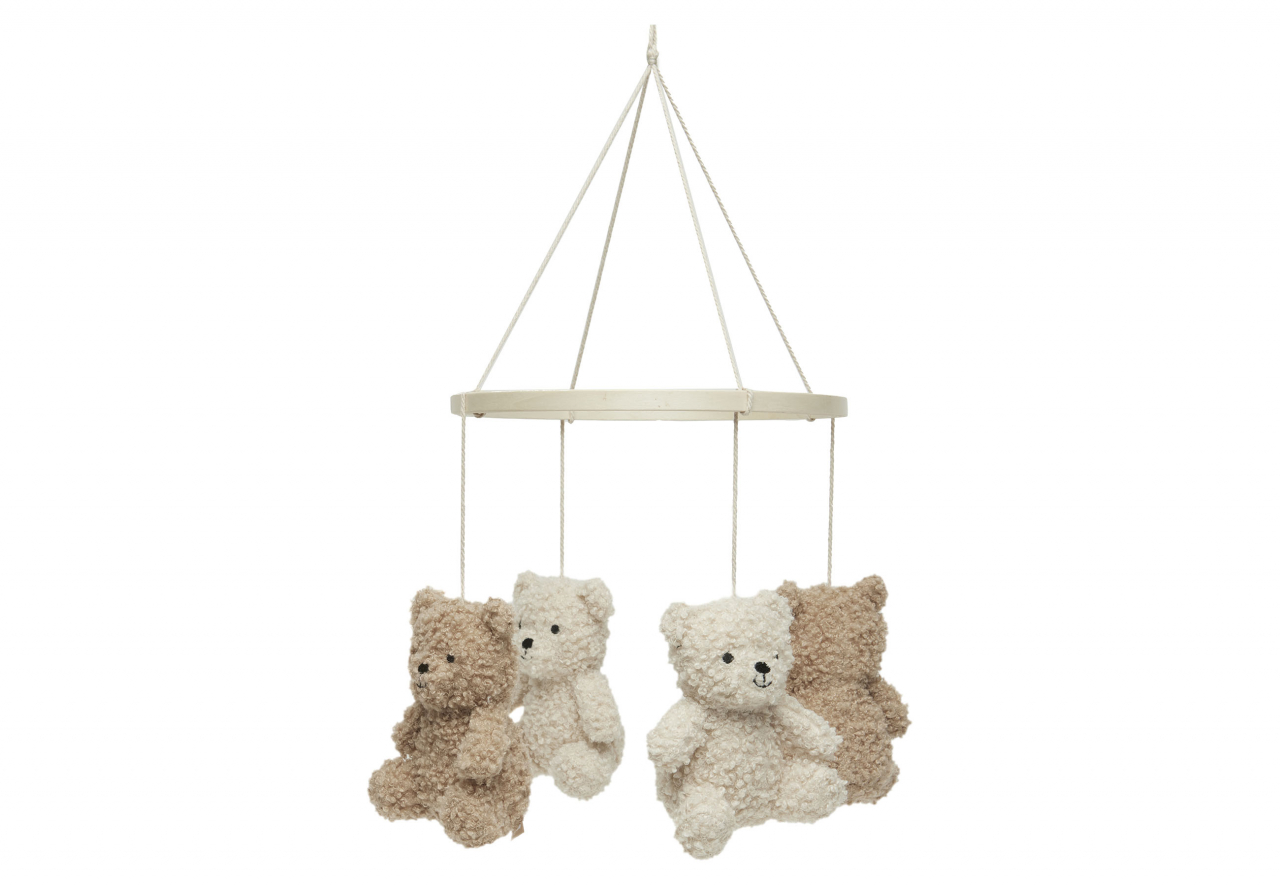 Carusel decorativ pentru pătuț bebeluși cu ursuleți Teddy Bear Jollein [1]
