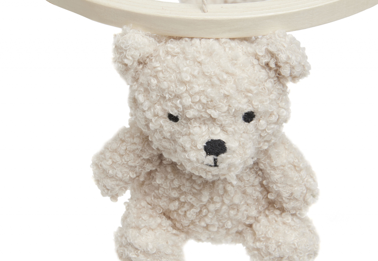 Carusel decorativ pentru pătuț bebeluși cu ursuleți Teddy Bear Wild rose Jollein [4]