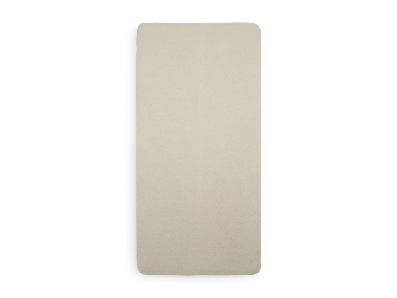 Cearceaf pentru pătuț din bumbac 120 x 60 cm bej Nougat Jollein [1]