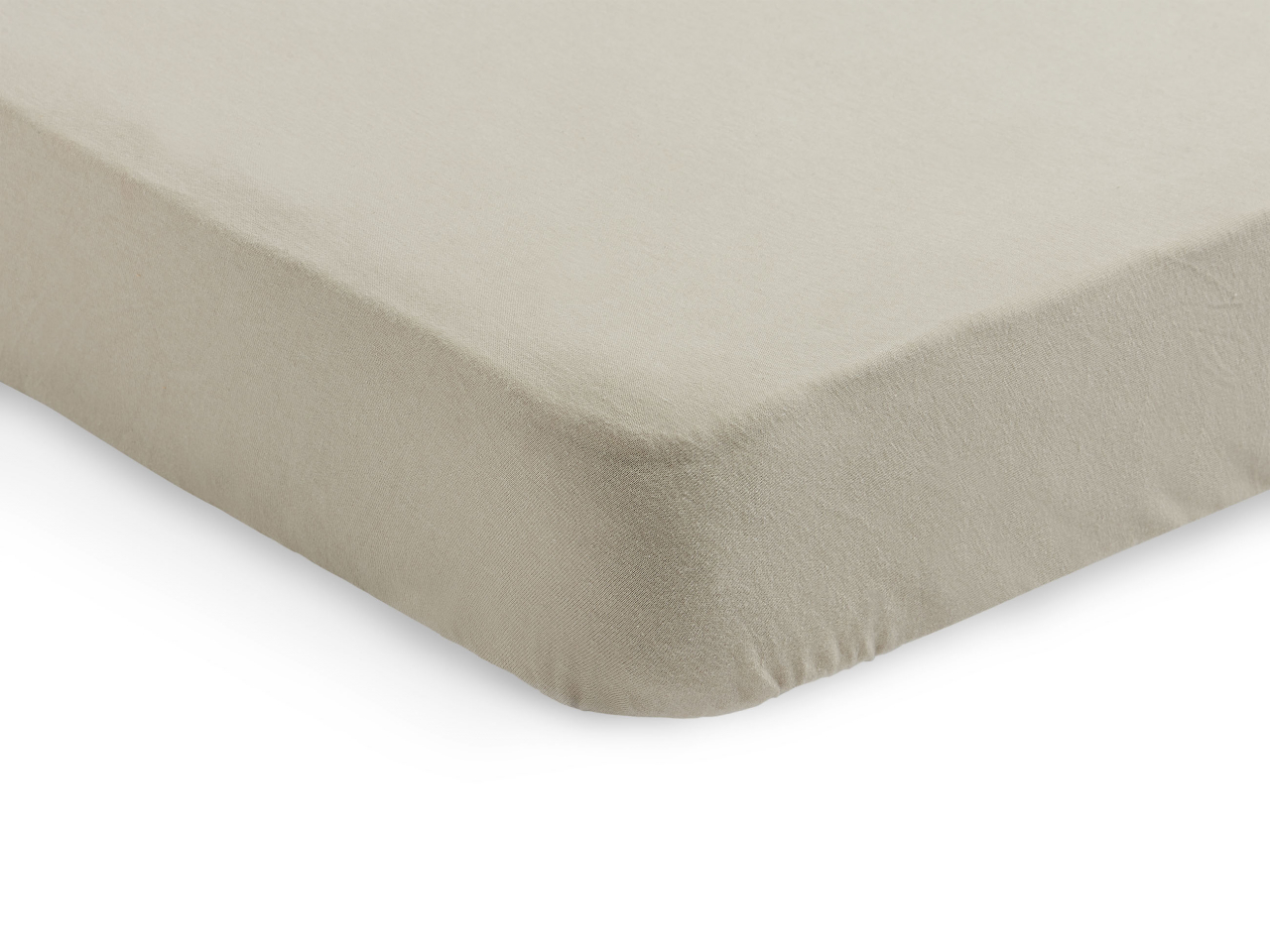 Cearceaf pentru pătuț din bumbac 120 x 60 cm bej Nougat Jollein [2]