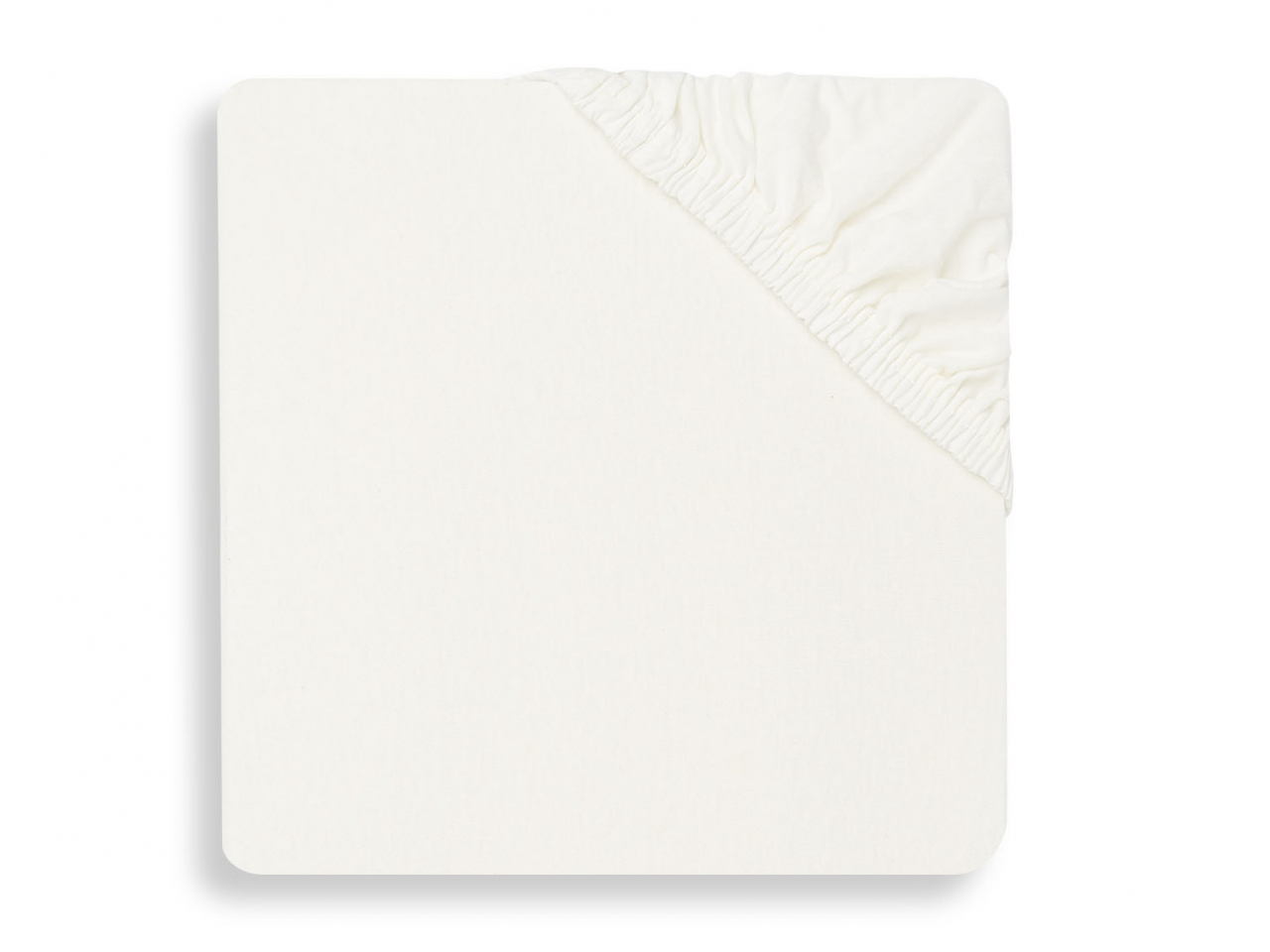 Cearceaf pentru pătuț din bumbac 120 x 60 cm Ivory Jollein [3]