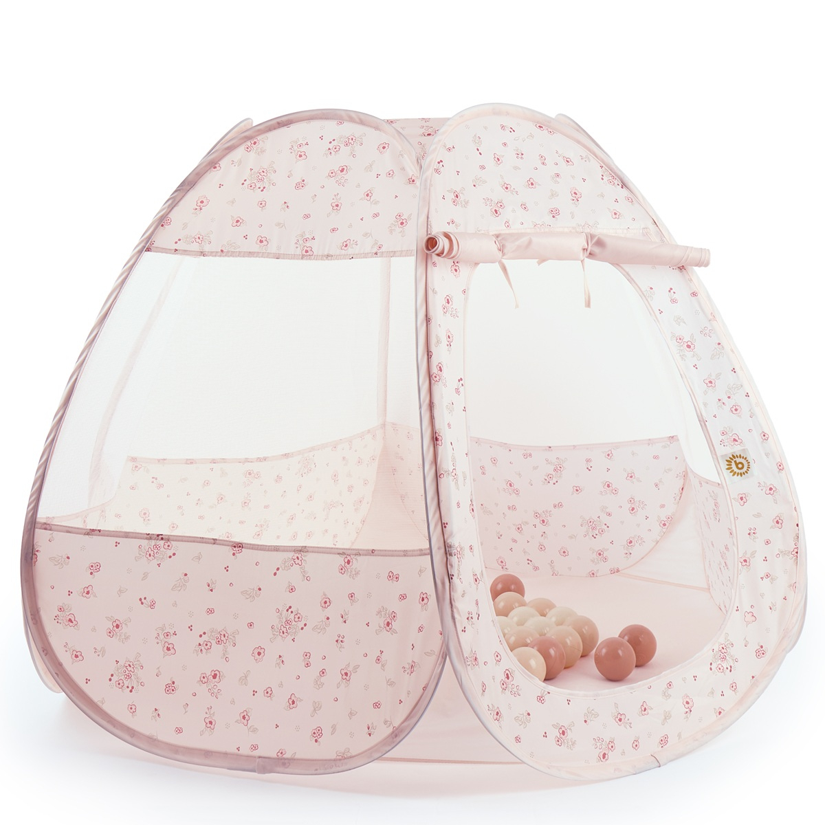 Cort de joacă pentru copii cu 50 bile Dreamy Flowers Bieco [5]