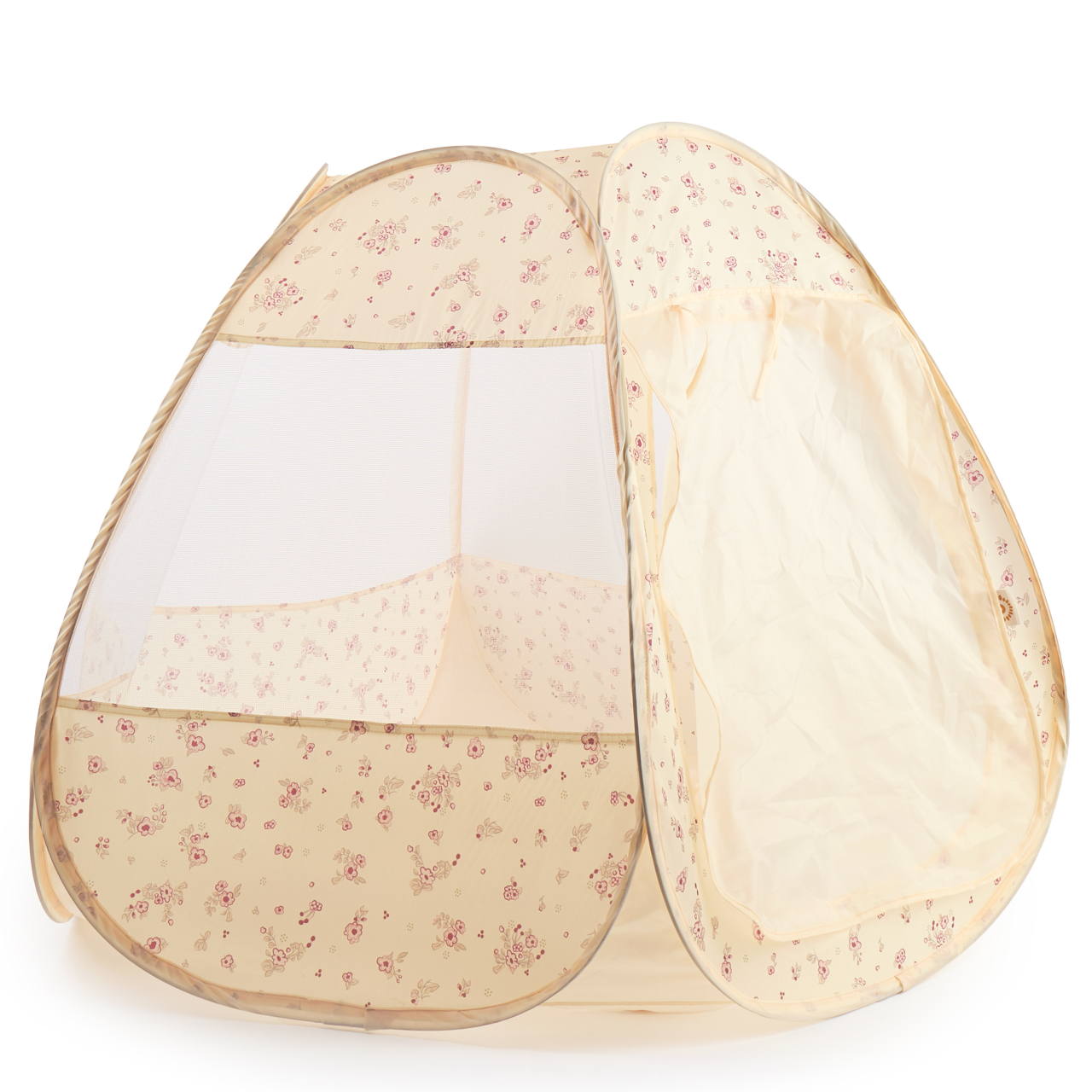 Cort de joacă pentru copii cu 50 bile Vintage Flowers Bieco [5]