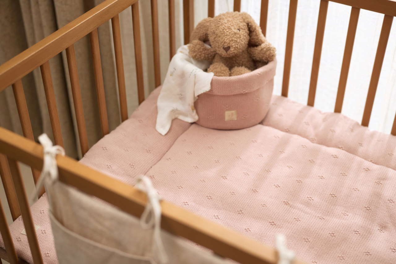 Coș de depozitare Cozy Knit Wild Rose Jollein pentru comoda din camera copilului [5]