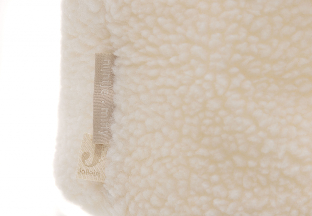 Coș de depozitare Miffy Teddy din pluș moale ivory Jollein [4]
