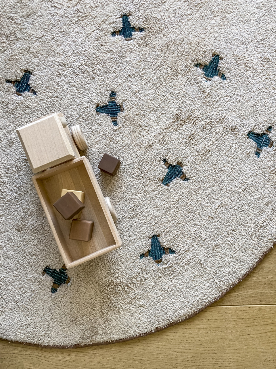 Covor pentru camera copiilor, model cu avioane - Tapis Petit Jort [6]
