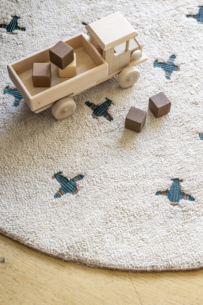 Covor pentru camera copiilor, model cu avioane - Tapis Petit Jort [4]
