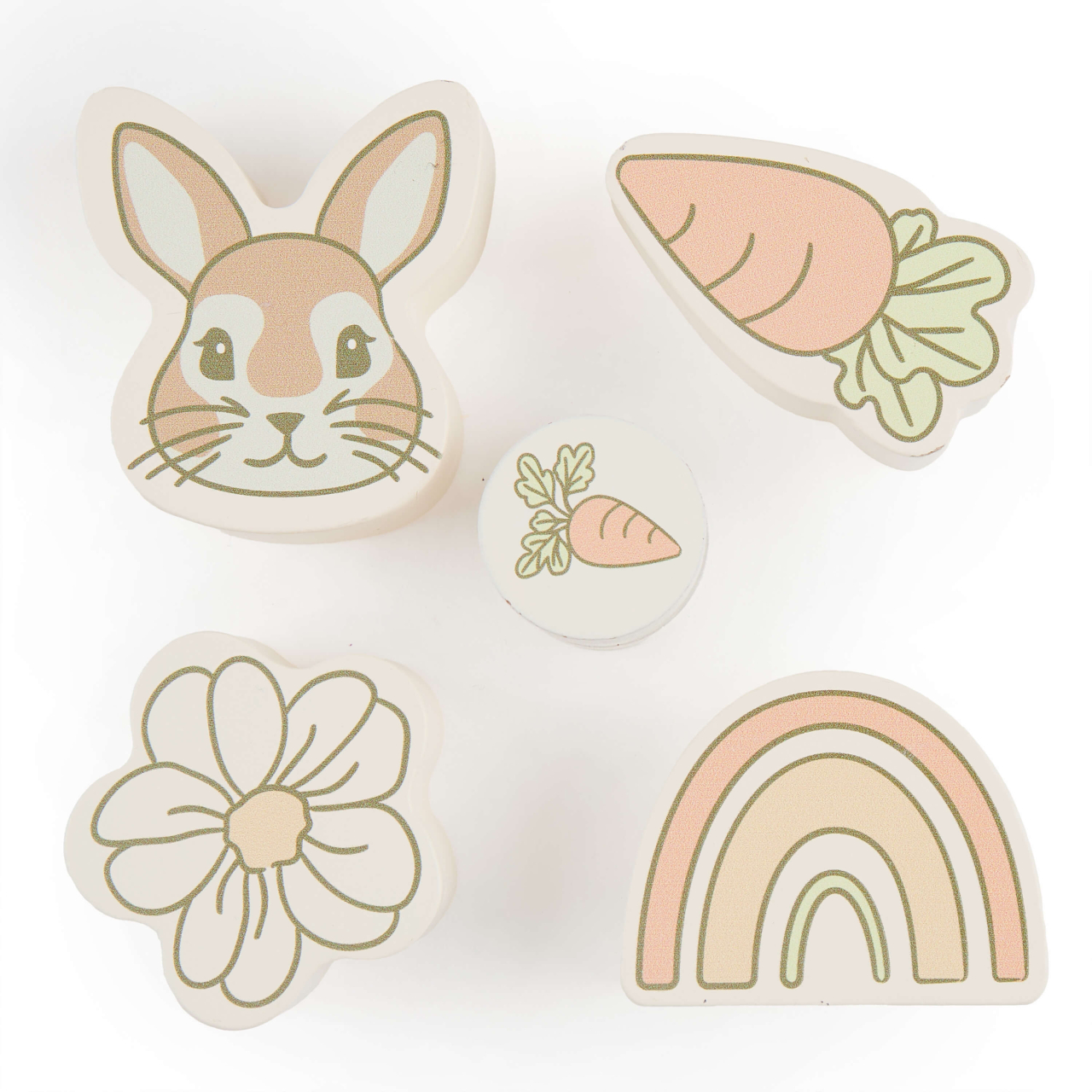 Cub cu activități montessori din lemn pentru bebeluși 5 în 1, Bunny Fine Bieco [5]