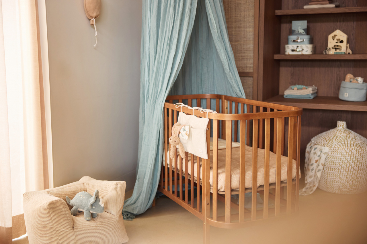 Fotoliu pentru copii Beanbag Corduroy Natural Jollein [5]